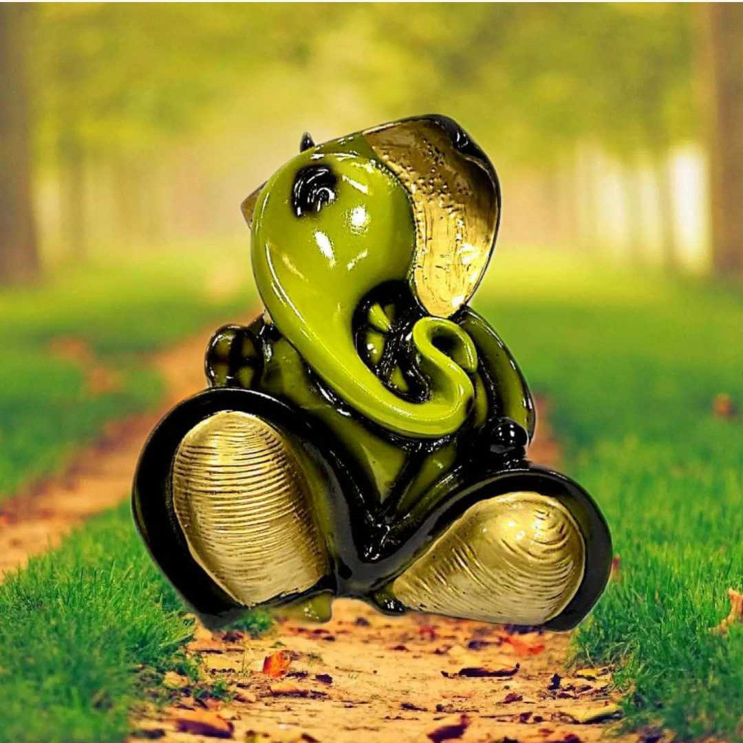 Kaan Ganesh Showpiece – Artistic Lord Ganesha Decorative Idol for Home & Office